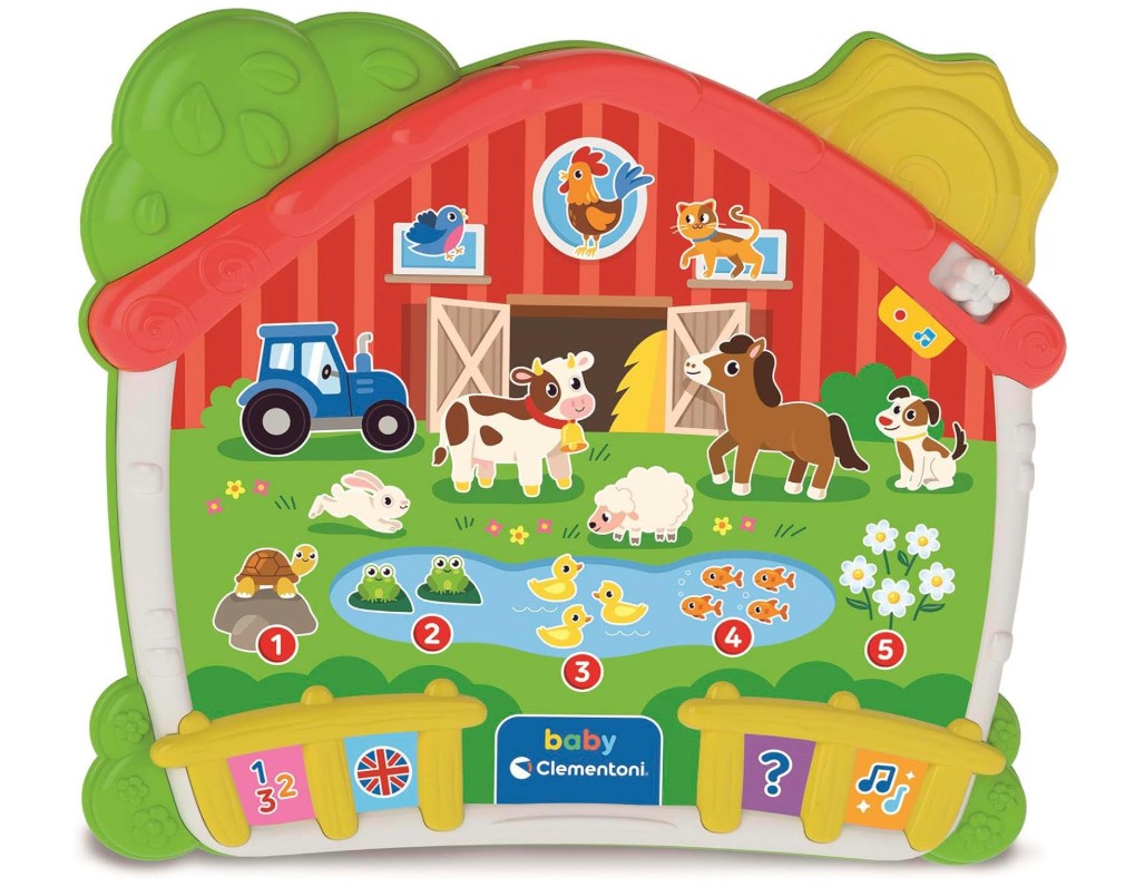 BABY CLEMENTONI - LA FATTORIA CANTA E IMPARA , Gioco Educativo in Italiano e Inglese